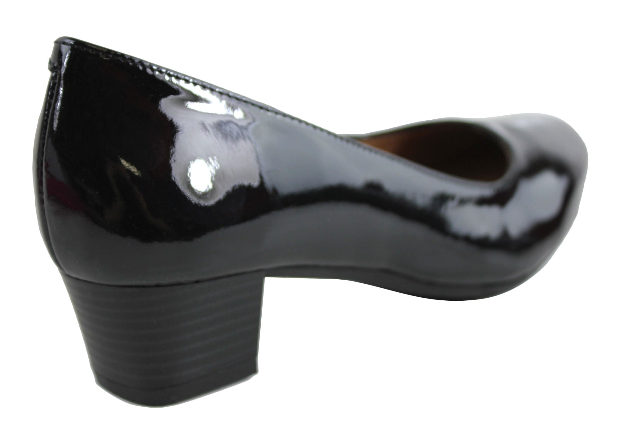 Women's Classic Leather Court Shoes for Aerobics & Hostess - 35 Size - Handmade in Portugal - Perfect for Dance, Work & Formal Events