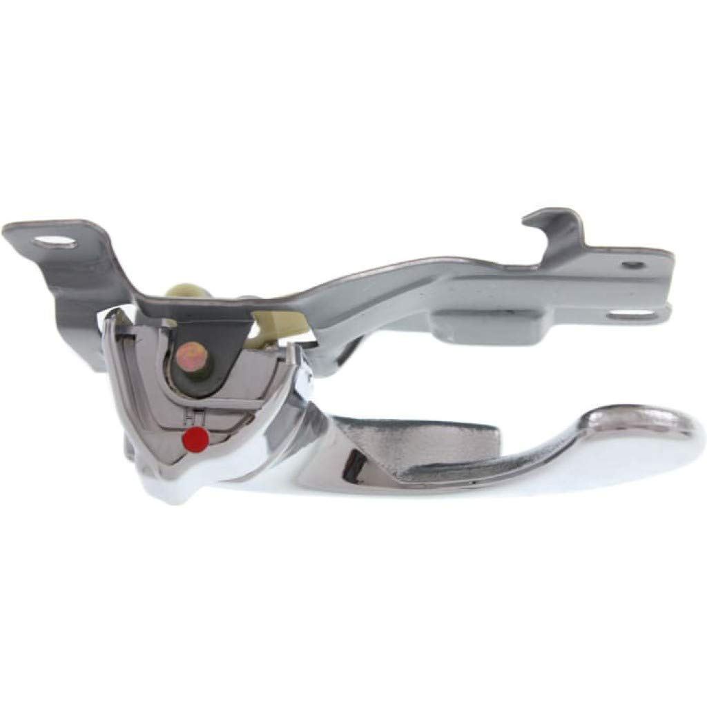 Mitsubishi Galant 1999-2003 Chrome Interior Door Handle with Lock Button - Driver Side Front Replacement for All Submodels | Car Accessories & Interior Upgrade