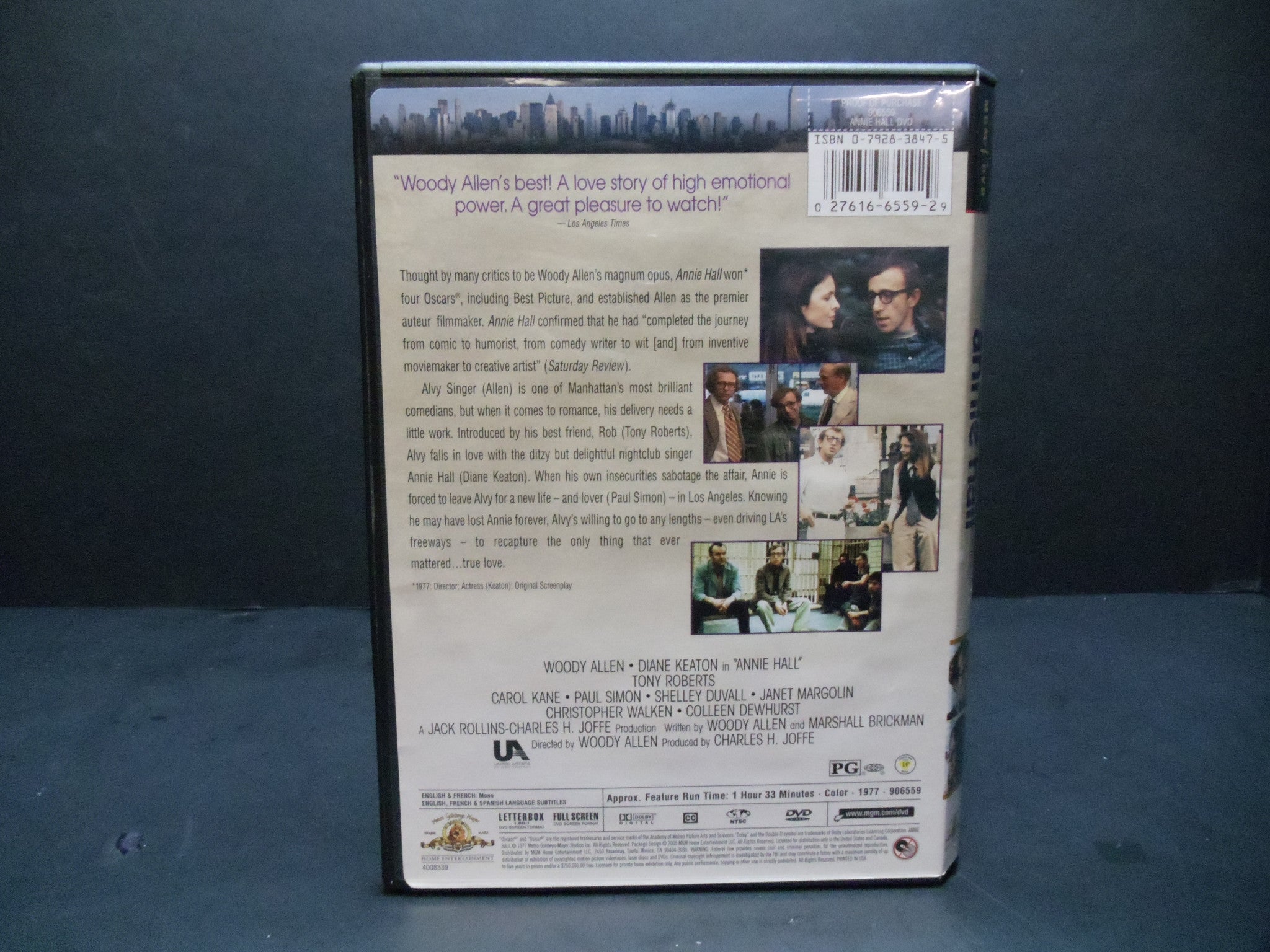 Annie Hall (DVD, 2011) - Classic Woody Allen Romantic Comedy Movie - Perfect for Movie Nights & Film Collections