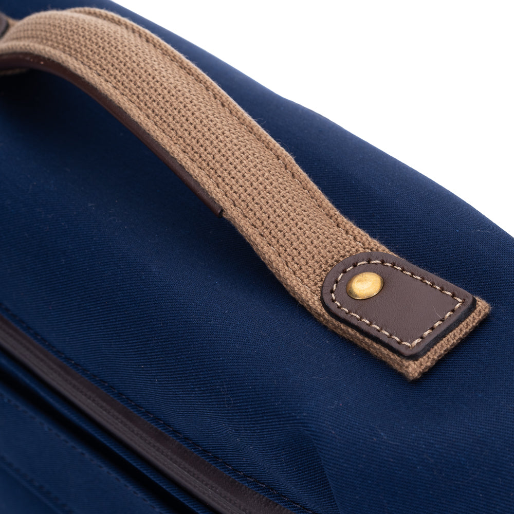 Billingham Hadley Pro Small Camera Bag - Navy Canvas Waterproof DSLR Shoulder Bag for Travel & Photography
