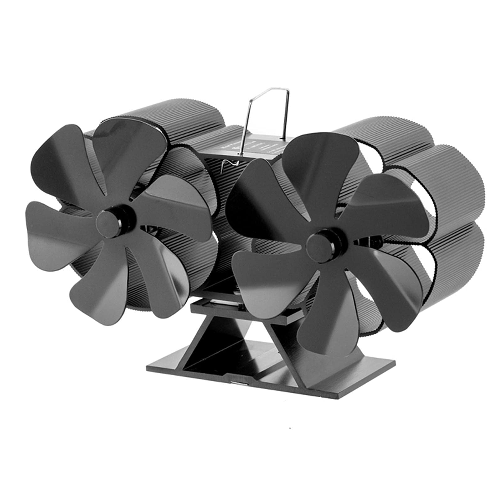 Eco-Friendly 12-Blade Heat Powered Stove Fan - Efficient Fireplace Fan for Wood Stoves & Fireplaces - Perfect for Home Heating and Energy Savings