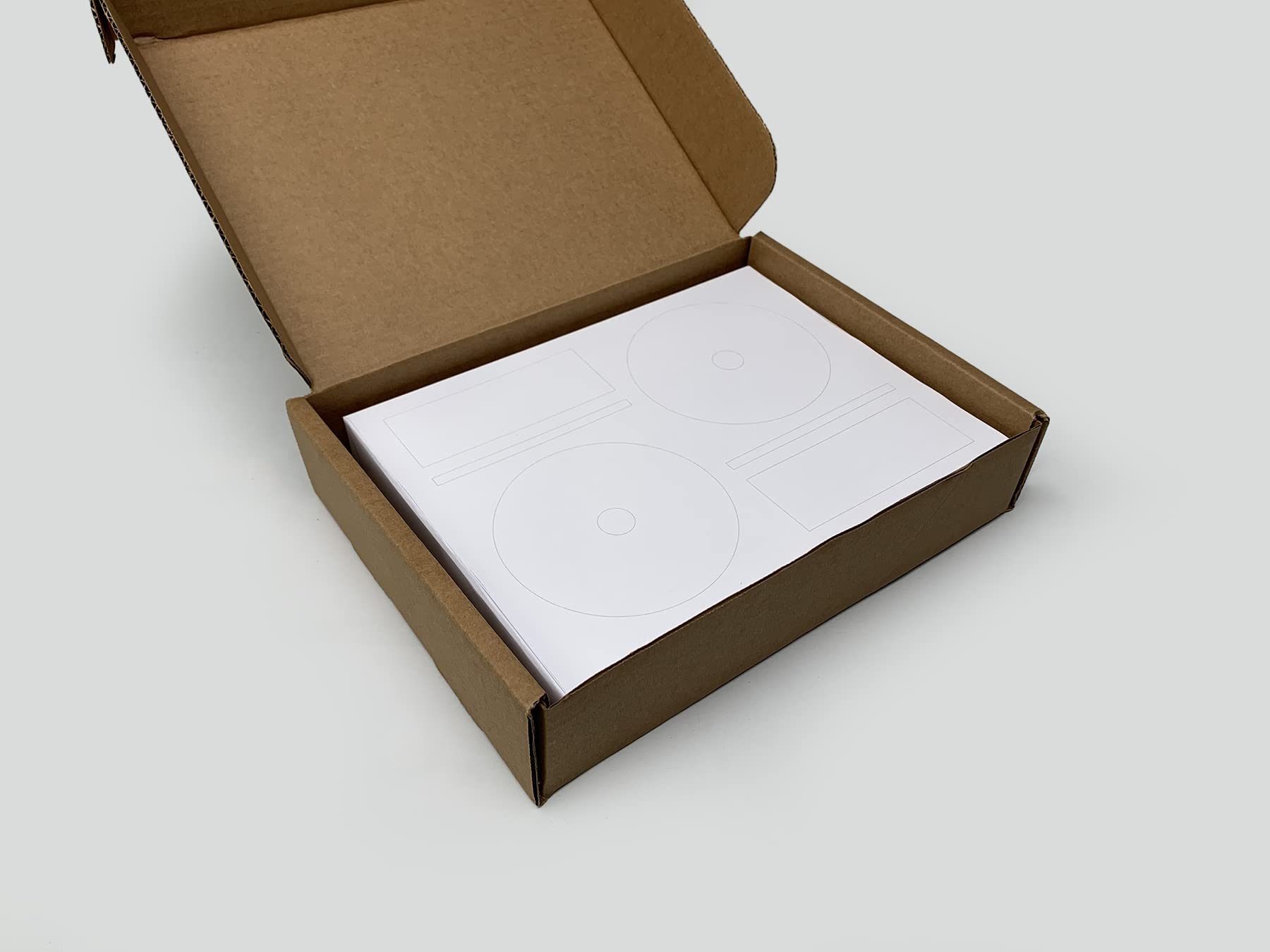 Memorex Compatible Blank CD/DVD Labels - 1000 Sheets (2000 Disc Labels) - Permanent White Matte Finish for Inkjet & Laser Printers - Easy Peel Adhesive - USA Made - Perfect for Music, Video, Data Backup & Organization