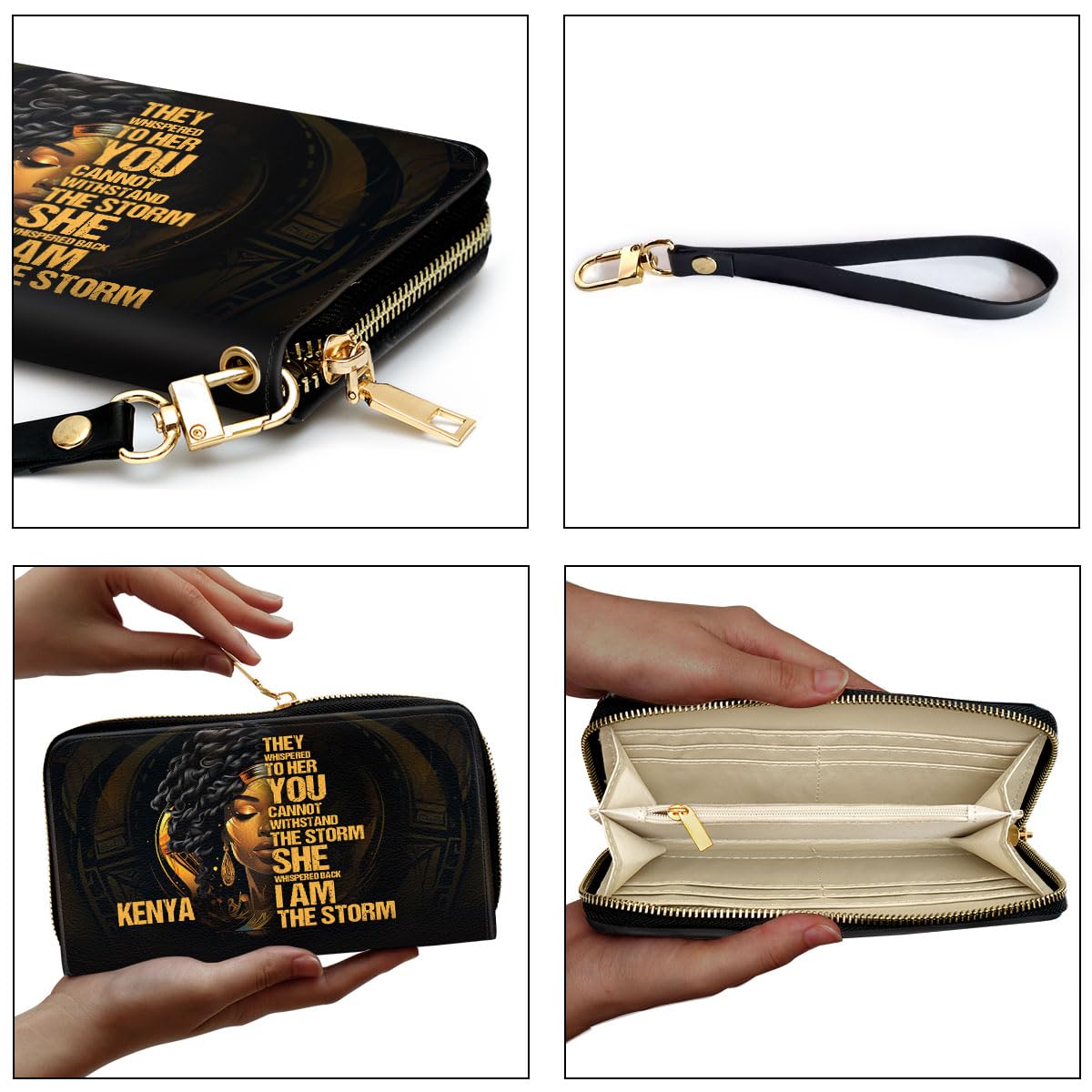 Personalized Leather Handbag for Women - Custom Matching Purse & Wallet Set - Luxury Christmas Gift for Her | Perfect for Work, Travel & Special Occasions