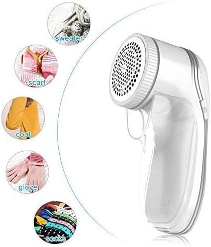Portable Electric Fabric Shaver & Lint Remover for Clothes - Rechargeable Sweater Defuzzer, Fluff Trimmer, and Hair Ball Remover - Perfect for Sweaters, Coats, and Delicate Fabrics at Home or Travel