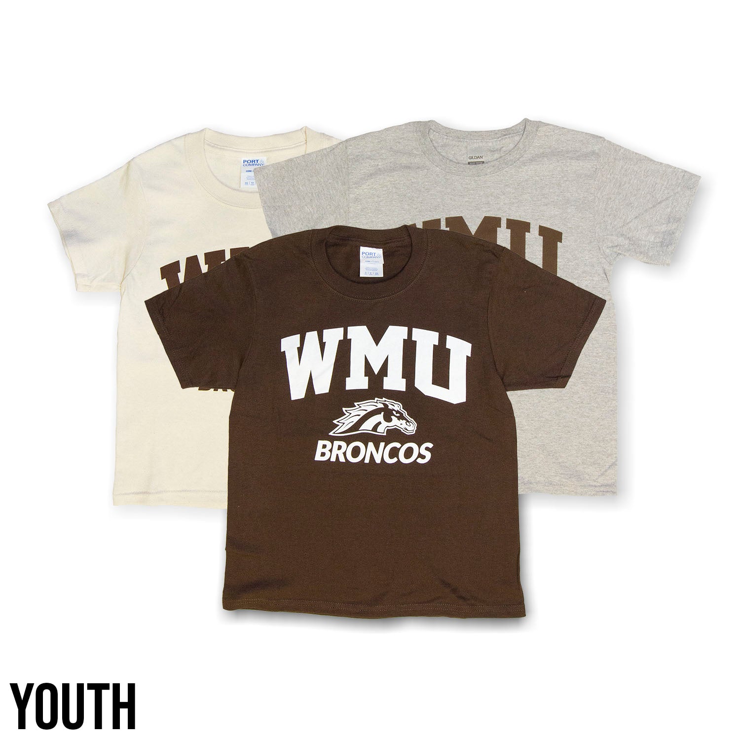 WMU Broncos Youth T-Shirt - Comfortable Cotton Kids Tee for School, Sports & Fan Gear - Perfect for Game Day & Casual Wear