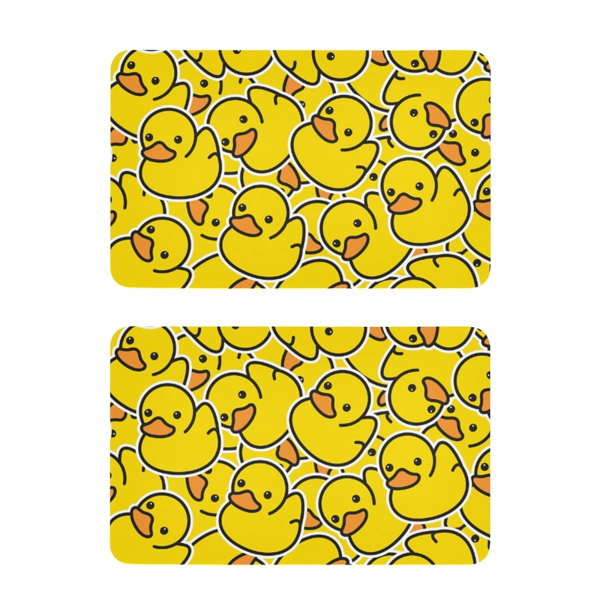 Rubber Duck Refrigerator Magnets - 2 Pack Decorative Fridge Stickers for Whiteboard, Cabinet & Office | Fun Kitchen Decor & Photo Display