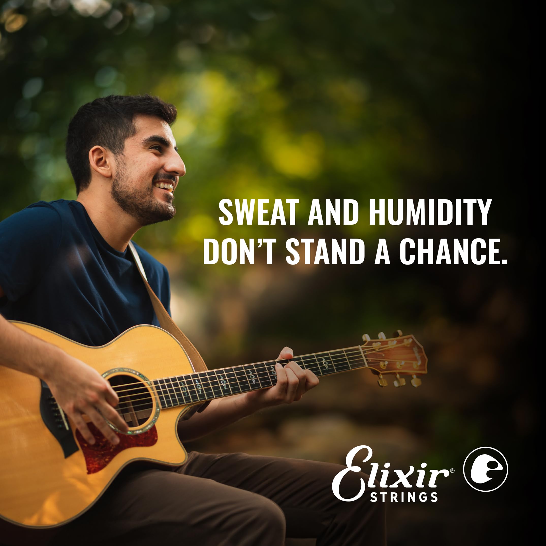 Elixir Acoustic Guitar Strings 80/20 Bronze with POLYWEB Coating - 6 String Set, Medium 13-56 - Long-Lasting Warm Tone & Comfortable Feel - Perfect for Folk, Country & Fingerstyle Playing