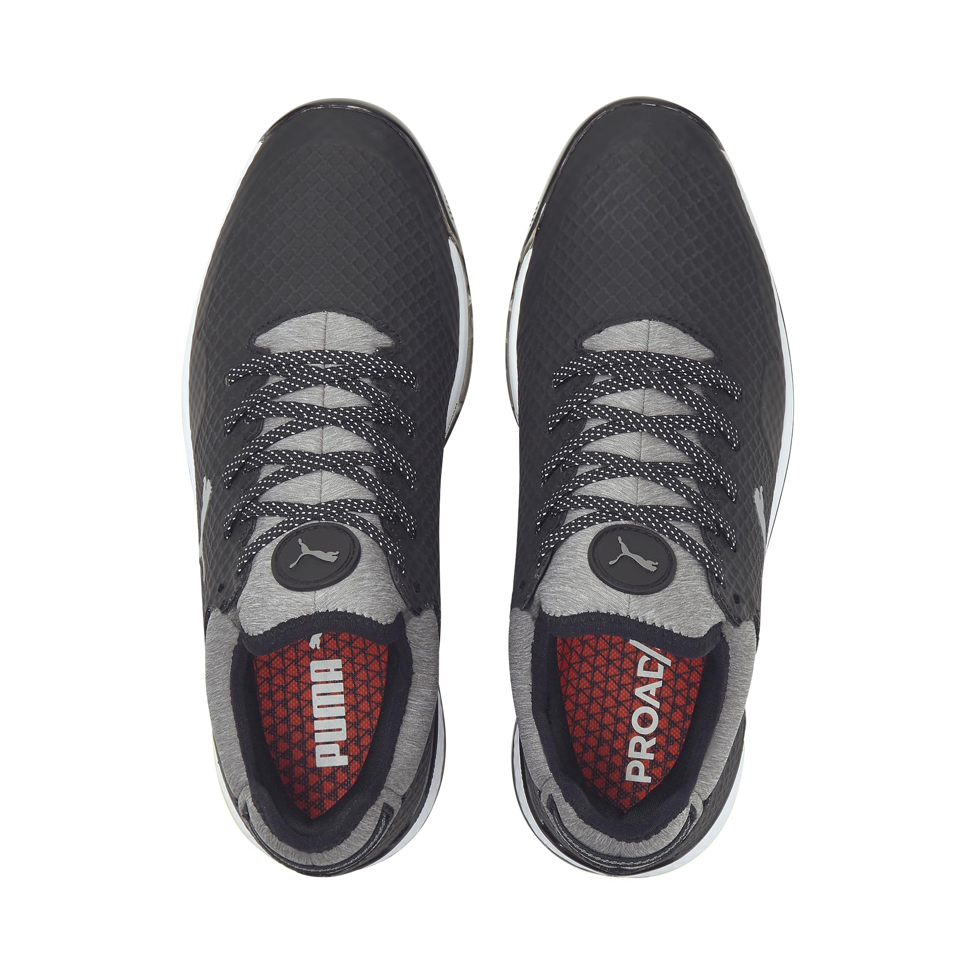 PUMA Men's Proadapt Alphacat Golf Shoes - Lightweight Waterproof Spiked Golf Shoes for Men with Arch Support - Perfect for Golf Course & Outdoor Sports