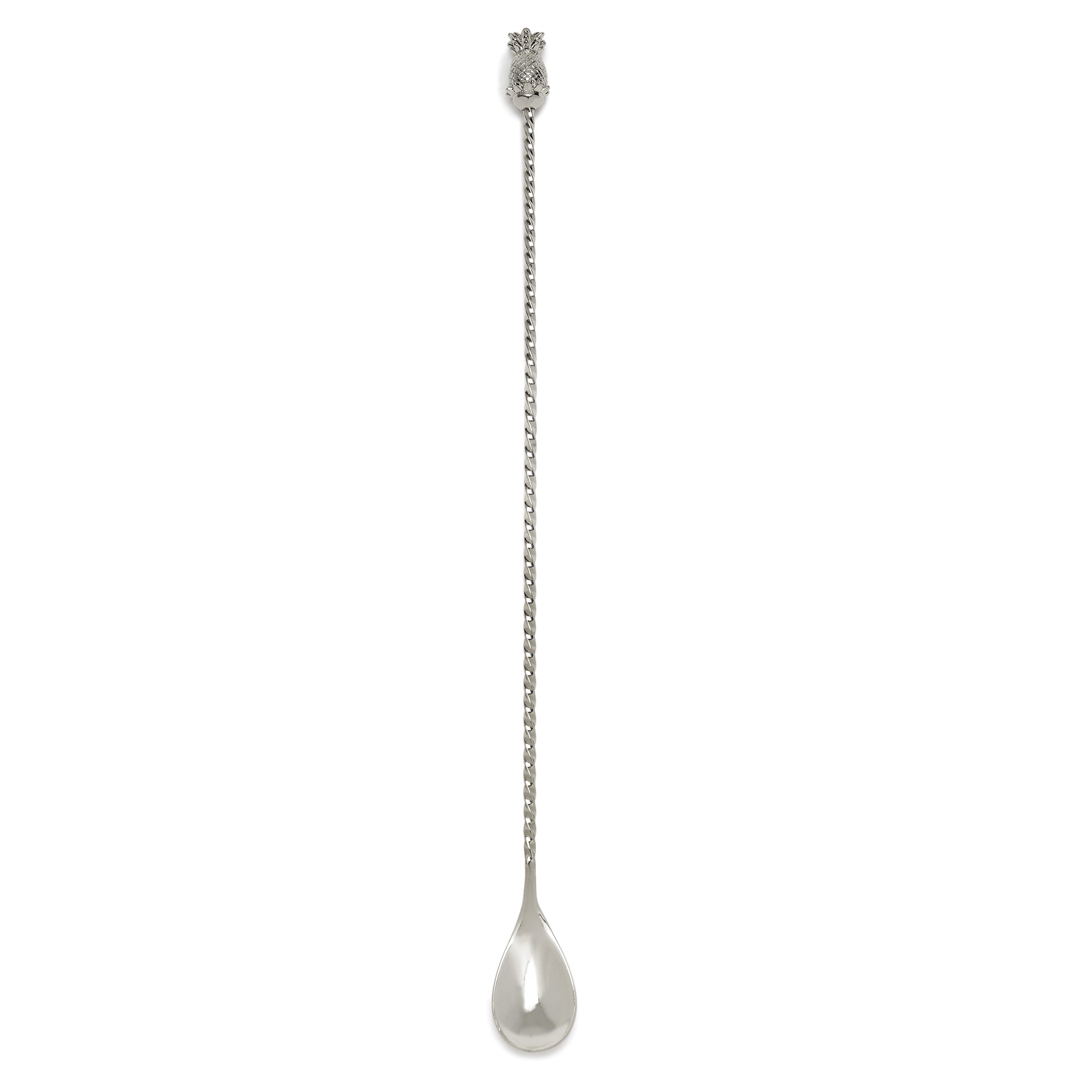 BULU™ Stainless Steel Pineapple Bar Spoon 33.5cm - Premium Cocktail Mixing Tool for Bartenders & Home Bars