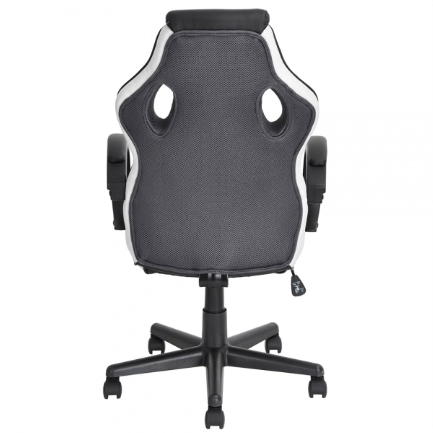 HAWK SERIES 4534 Ergonomic Gaming Chair - Black & White - High Back Racing Style with Lumbar Support - Perfect for PC, Console Gaming & Home Office
