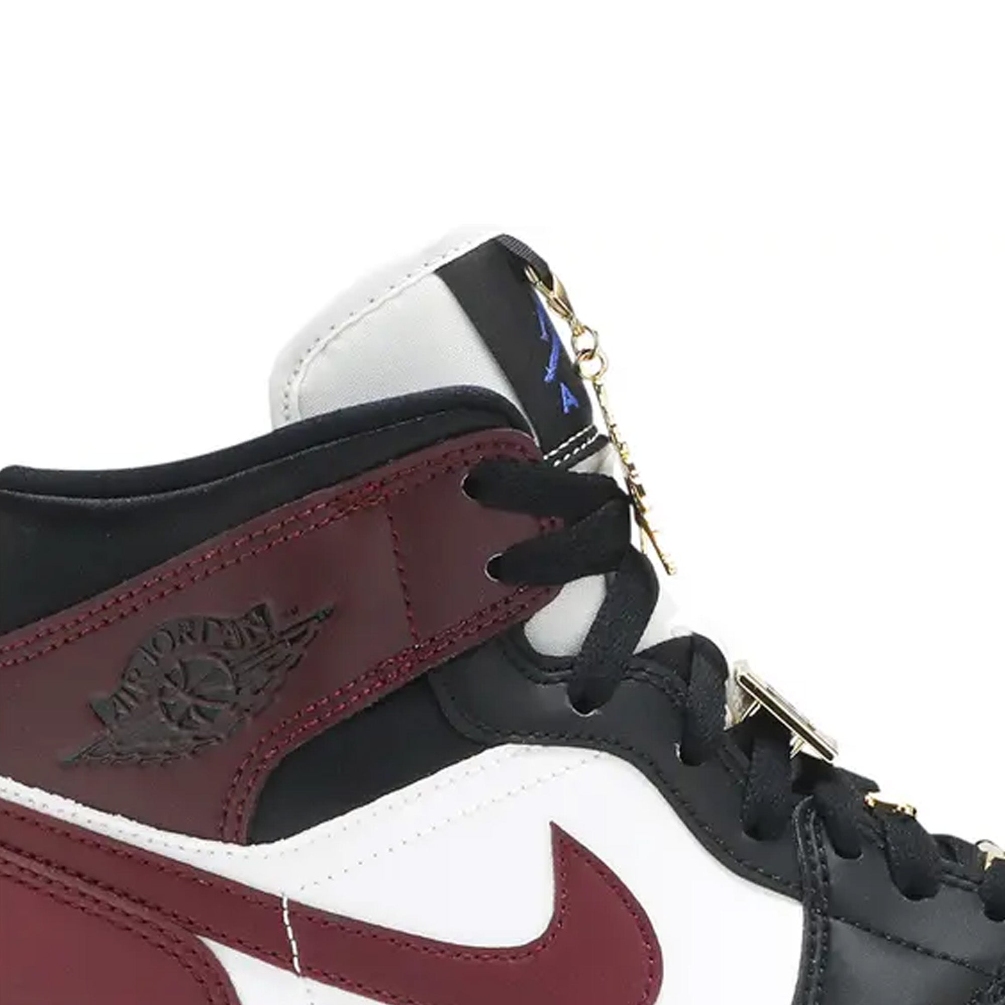 Air Jordan 1 Mid W SE 'Black Dark Beetroot' Basketball Shoes - Women's Retro Sneakers for Casual Wear & Street Fashion
