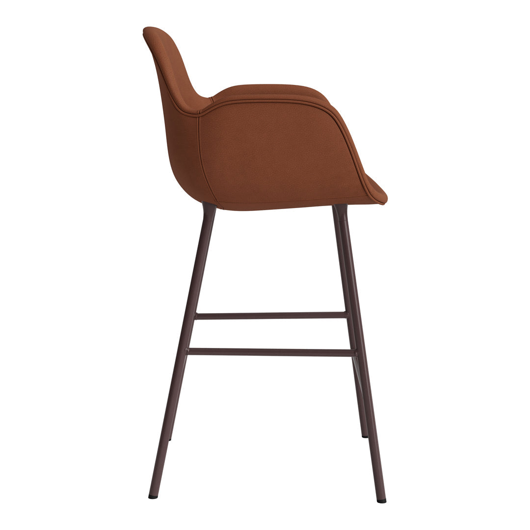 Stylish Fully Upholstered Form Counter Armchair - Perfect for Kitchen Islands, Breakfast Bars & Home Dining Areas