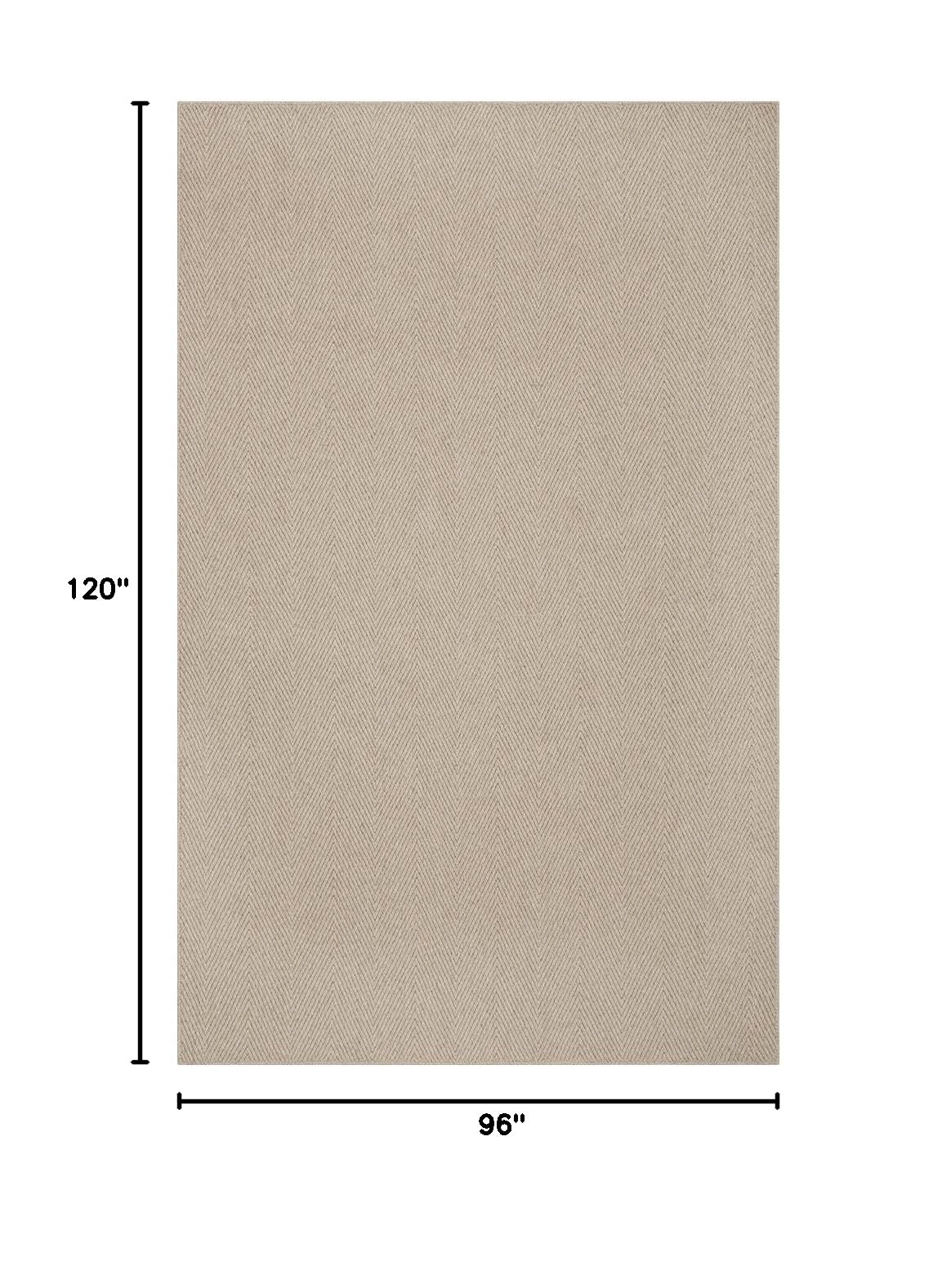 Dalyn Rugs Monaco Sisal Area Rug 8' x 10' Natural Linen - Perfect for Living Room, Bedroom & Office Decor