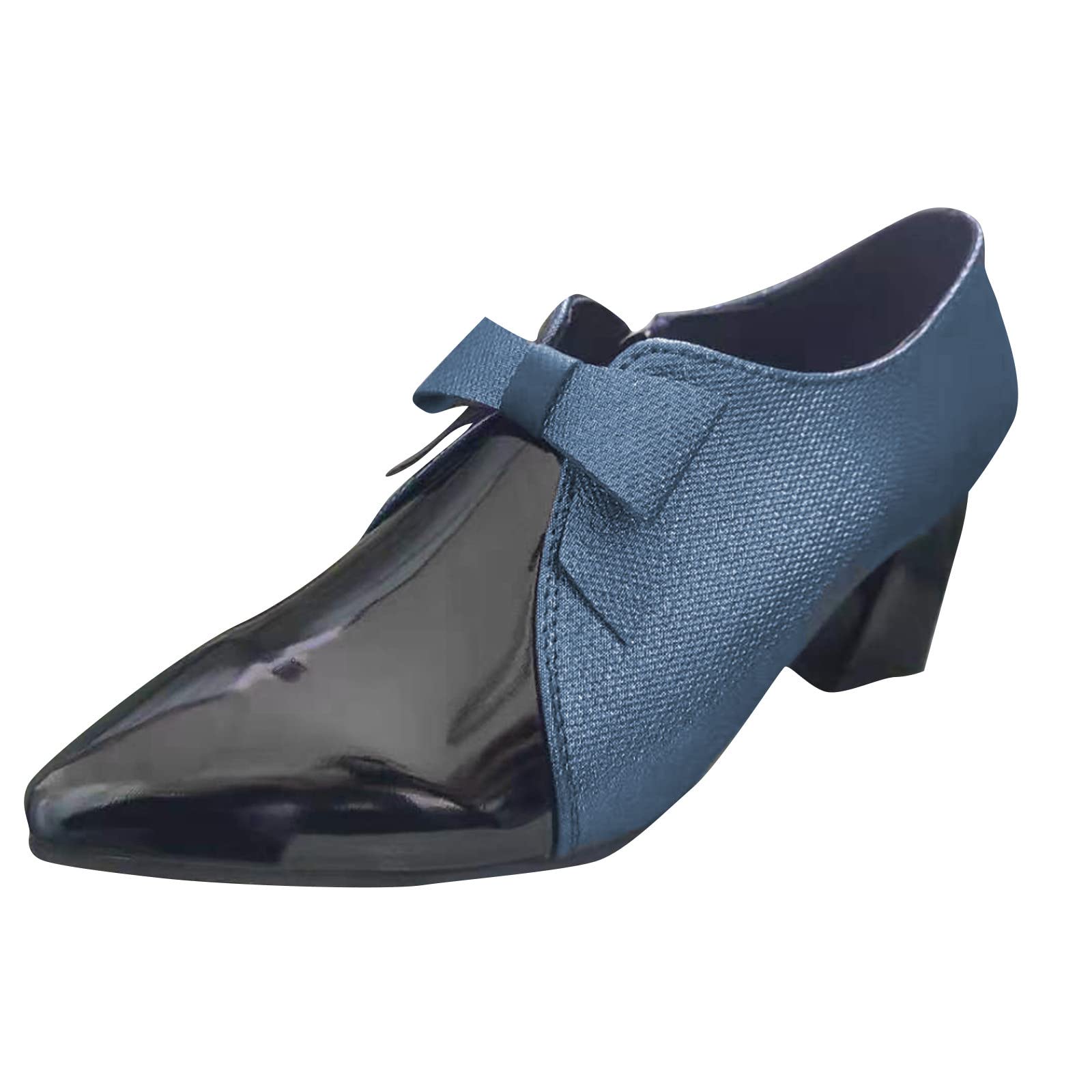 FACAIBA Women's Summer Casual Shoes - Breathable Leather Bowknot Sequins Flats for Women, Big Size Comfortable Lightweight Walking Shoes - Perfect for Office, Dating & Outdoor Activities