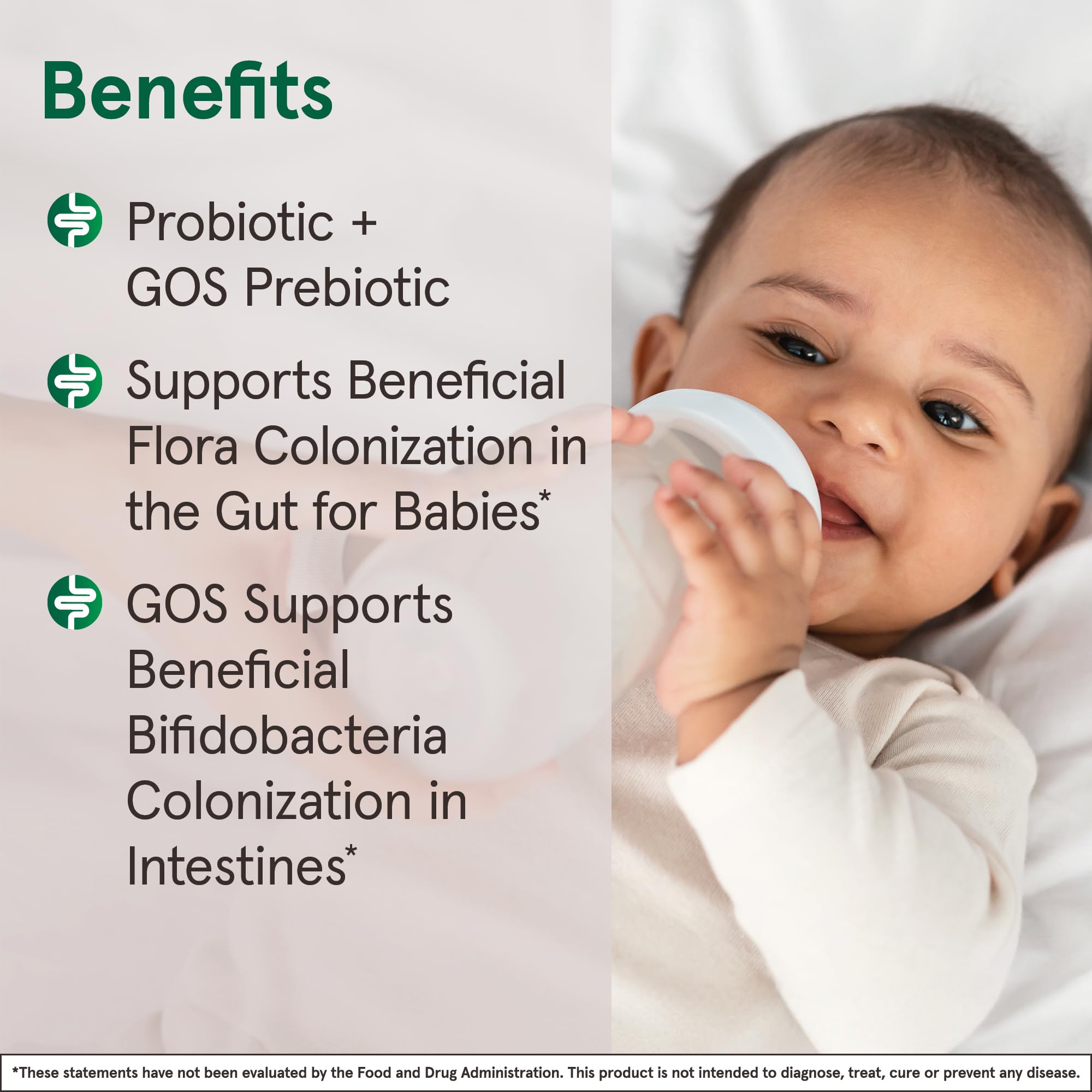 Jarrow Formulas Jarro-Dophilus Baby Probiotic + GOS Prebiotic Powder - 2.1 oz (60 Day Supply) - Gut Health & Immune Support for Infants - Pack of 12 - Ideal for Colic Relief, Digestion & Diaper Rash Prevention