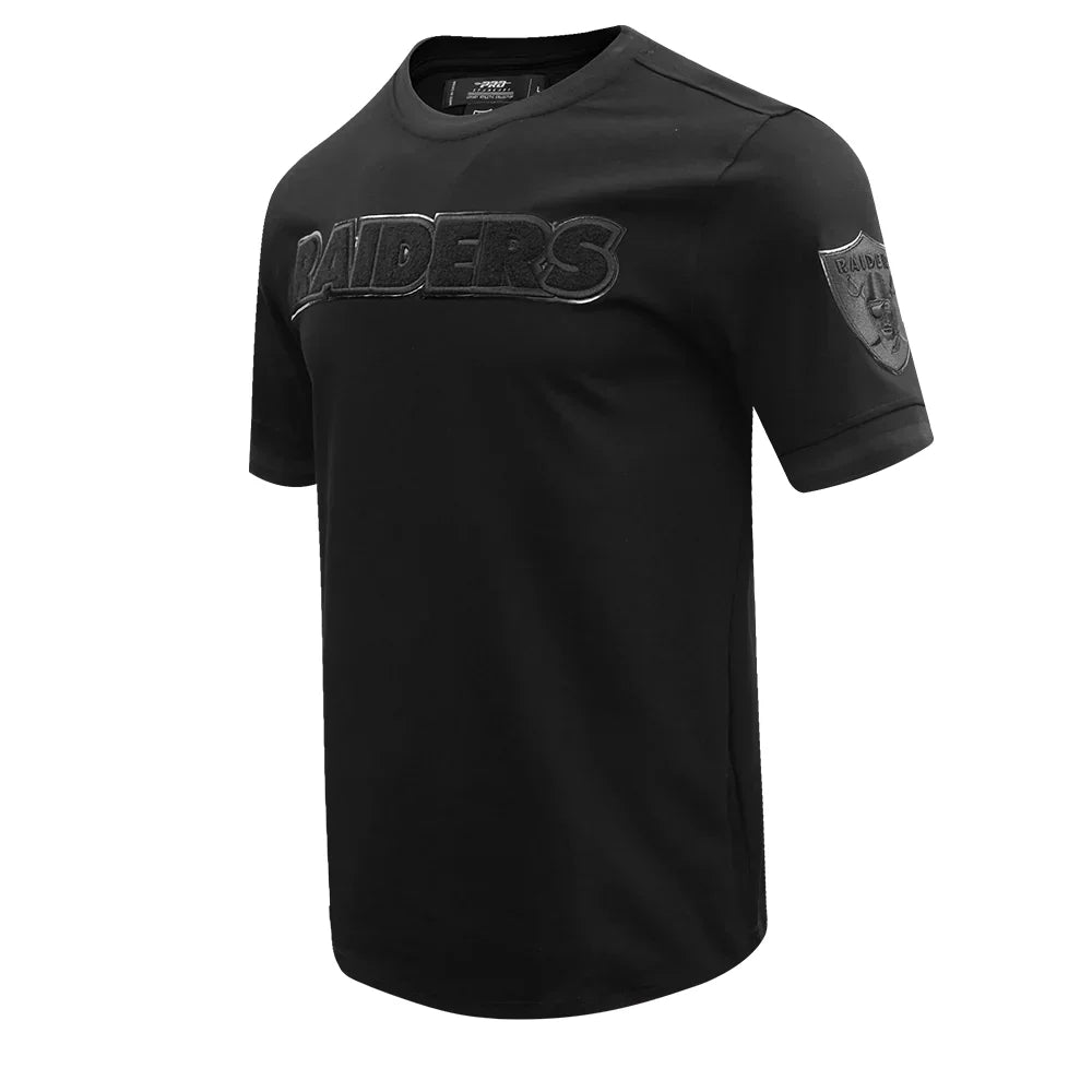 Men's Pro Standard Las Vegas Raiders Triple Black T-Shirt | NFL Football Fan Jersey | Game Day & Casual Wear