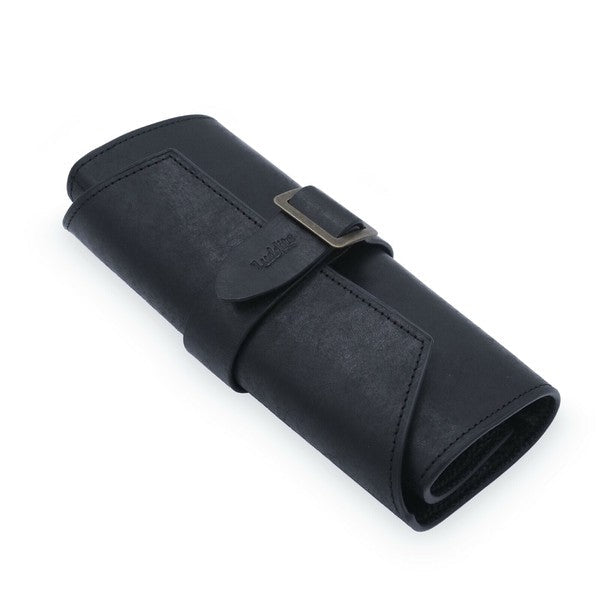 Premium MAYA Leather Roll Pen Case - Handcrafted Leather Pencil Holder for Artists & Writers - Perfect for Travel, Office & School Supplies Organization