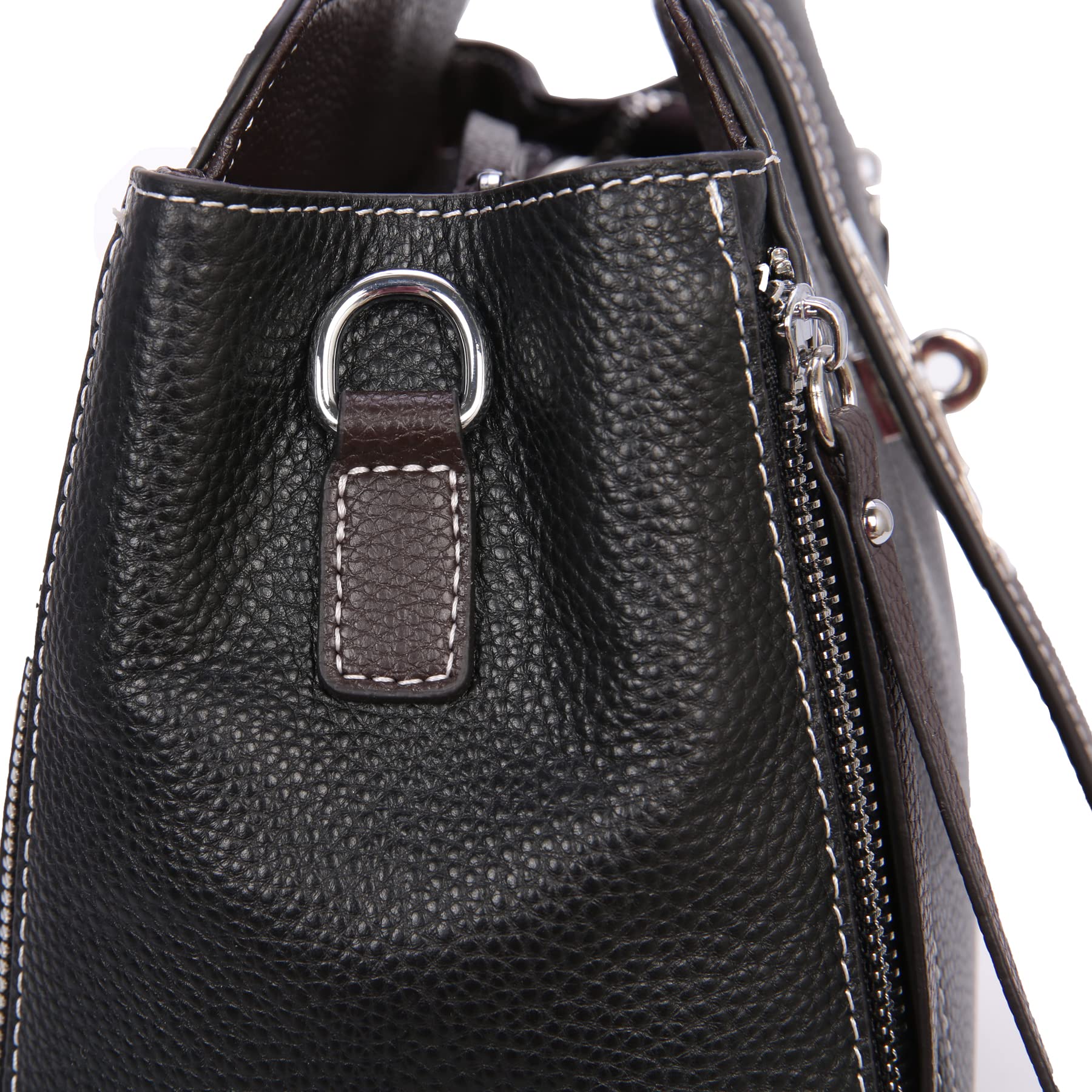 HESHE Leather Handbags for Women - Crossbody & Shoulder Bags for Daily Use