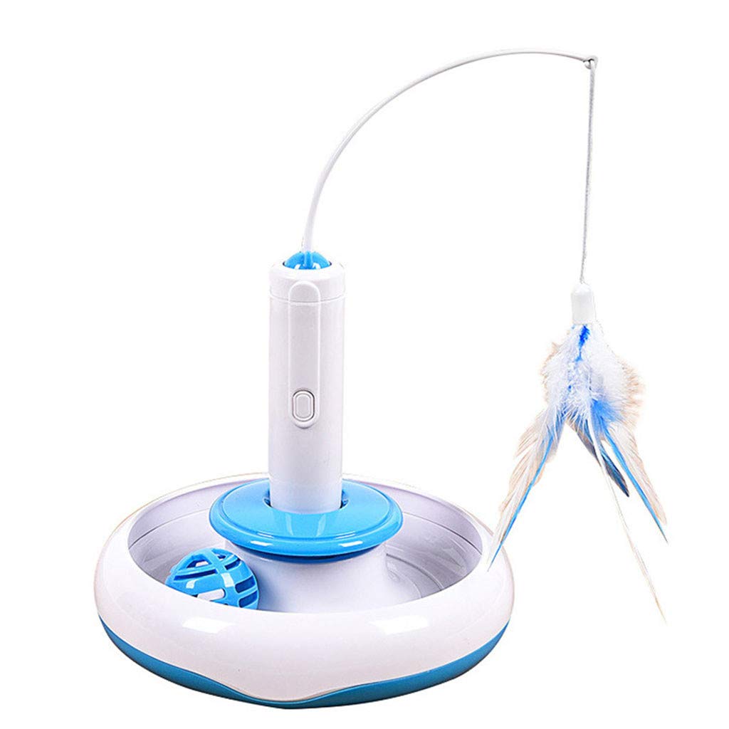 Interactive Electric Rotating Cat Toy - Multifunctional Pet Teaser for Crazy Play, Perfect for Indoor Entertainment & Exercise