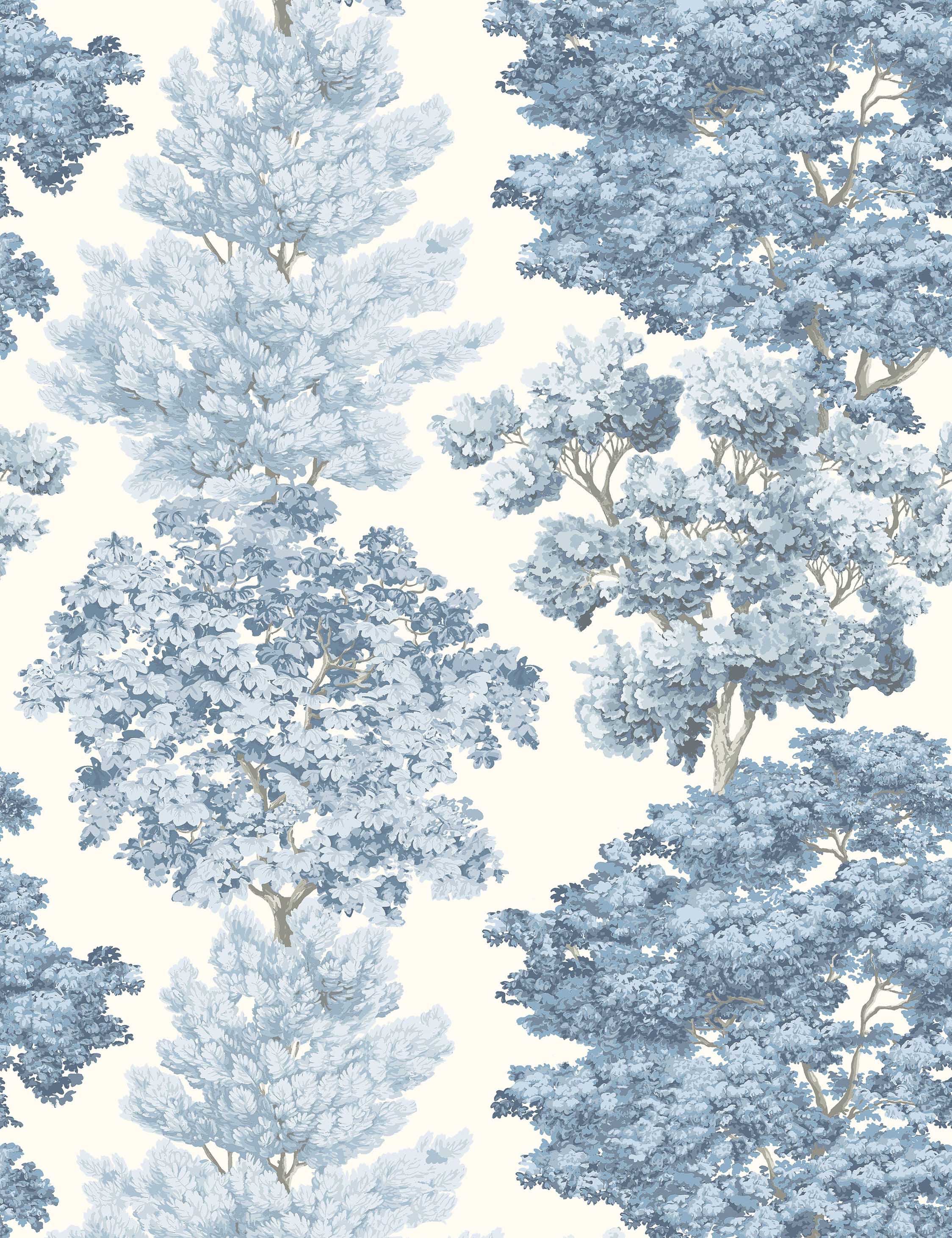 Scalamandre Central Park Light Blue Wallpaper Swatch - Premium Home Decor for Living Room & Bedroom