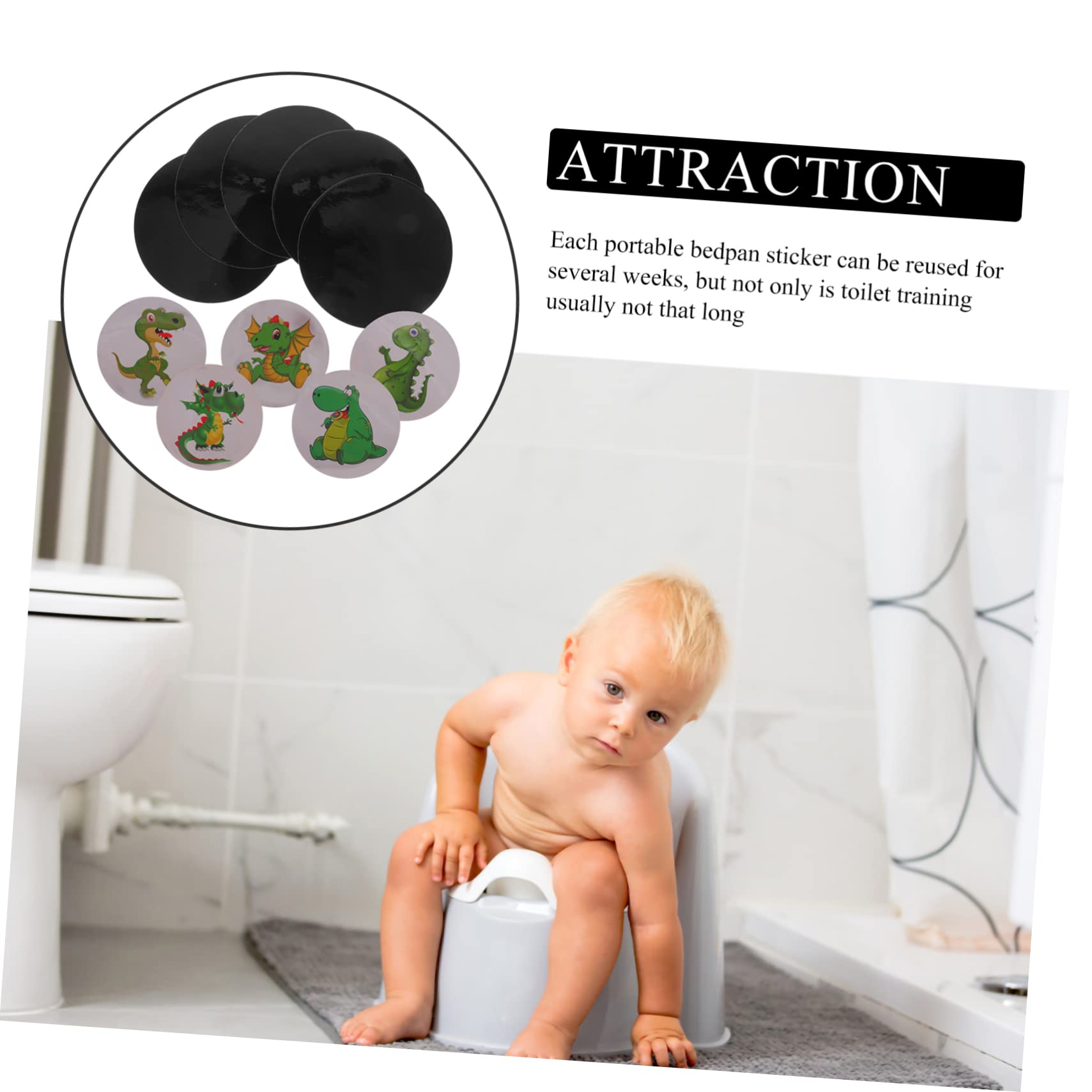 Vaguelly 20 Pcs Potty Training Stickers for Boys - Fun PVC Animal Reward Stickers | Motivational Bathroom Stickers for Toddler Toilet Training