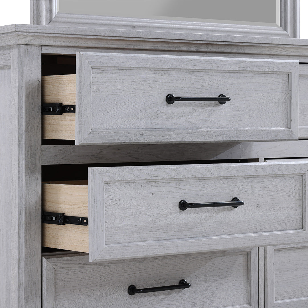 Blackwater Falls Dresser - Elegant Wooden Dresser with 6 Drawers for Bedroom Storage & Organization | Perfect for Master Bedroom, Guest Room & Closet Organization