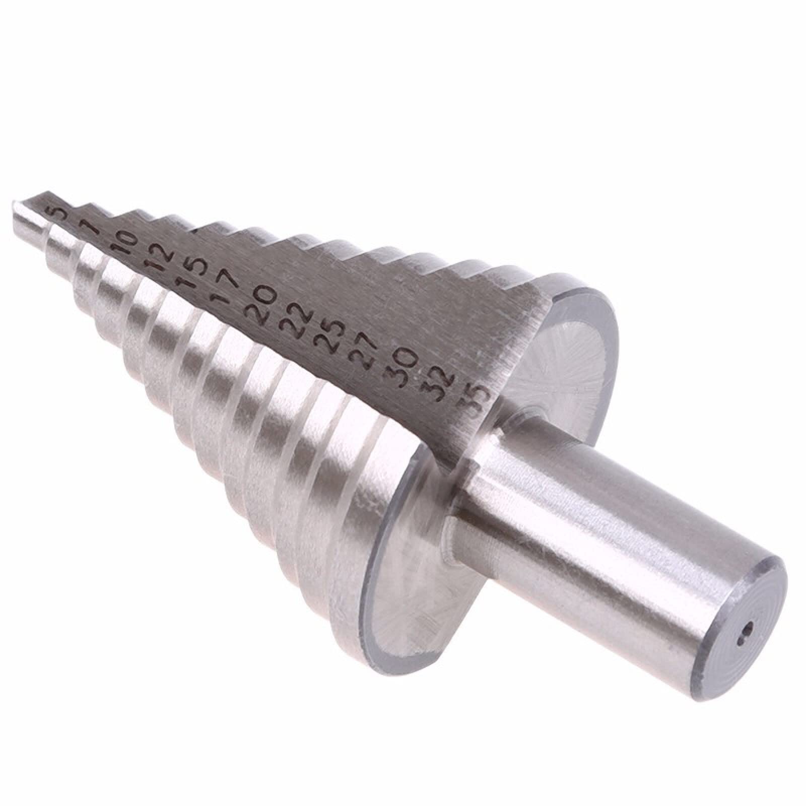 NUSHKI 5-35MM HSS Step Drill Bit Set - 13 Sizes Multi-Purpose Cone Drill for Metal, Plastic, Wood - Perfect for DIY, Electrical Work, and Plumbing Projects