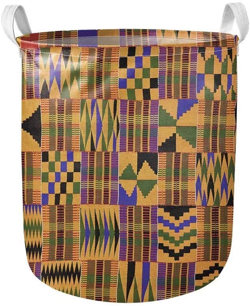 Stylish African Geometric Pattern Storage Baskets - Collapsible Nursery Hamper, Laundry Bin & Toy Organizer for Kids Room, Bathroom, Bedroom | Perfect for Home Organization & Decor