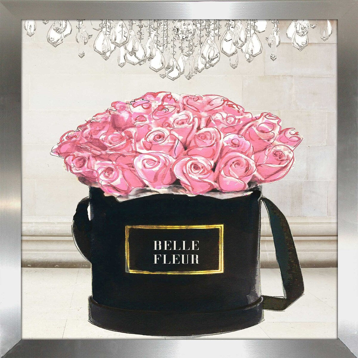 Belle Fleur Pink Roses by Jodi - Premium Acrylic Wall Art Print - Perfect for Living Room, Bedroom & Office Decor