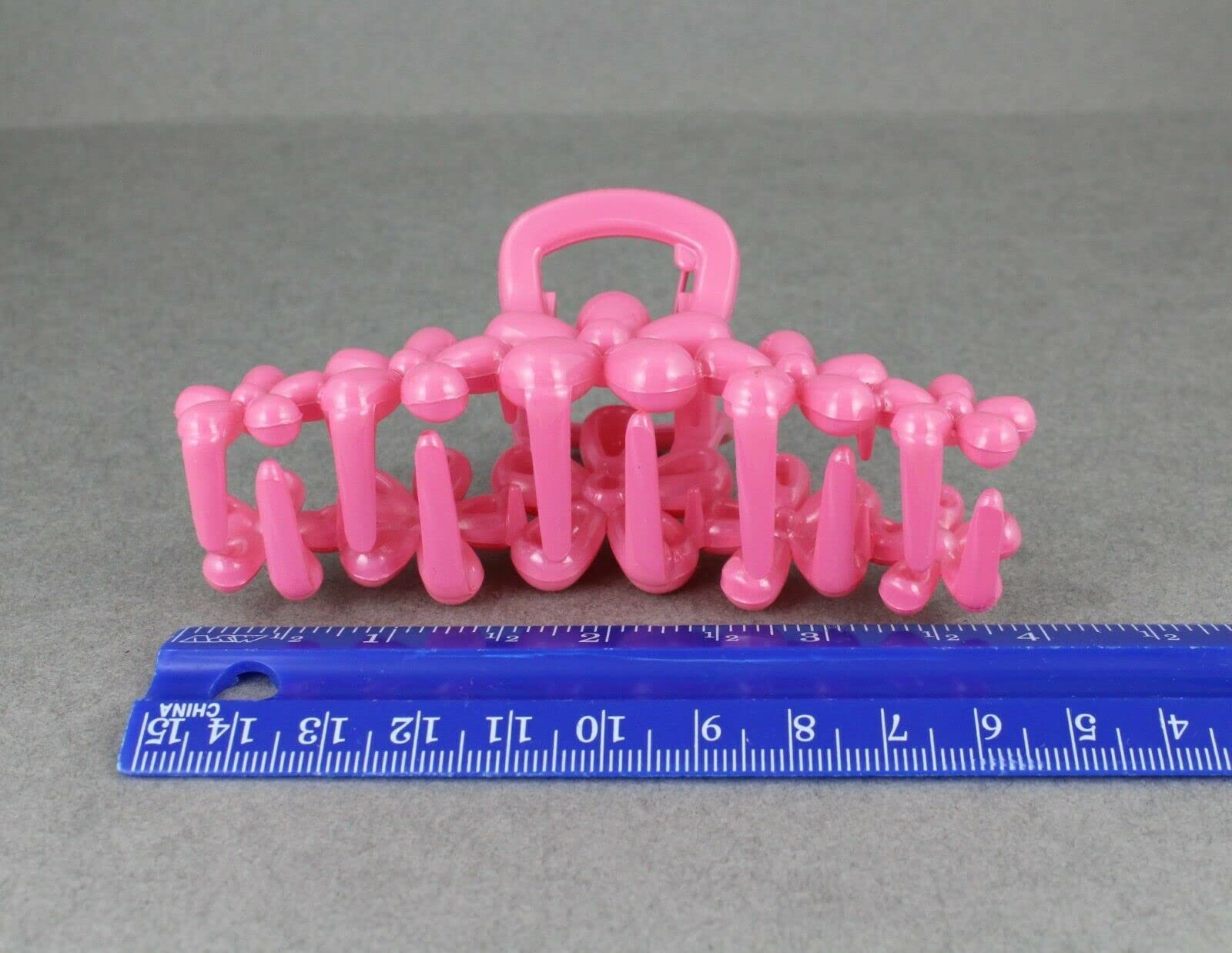 Pink Flower Hair Clip - 4