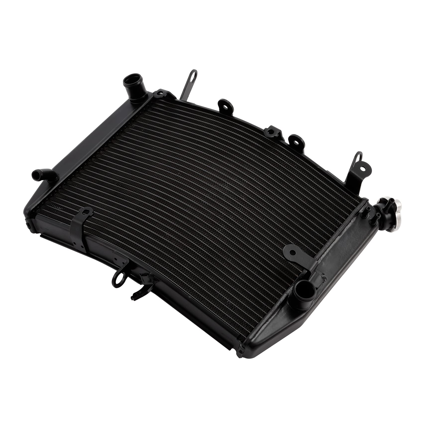 High-Performance TCT-MOTORPARTS Engine Cooler Radiator for Yamaha YZF R6 (2003-2004) & R6S (2006-2010) - Enhanced Cooling System for Motorcycle Racing & Daily Commuting