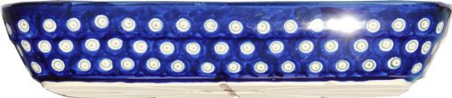 Authentic Polish Pottery Rectangular Baking Dish 10 x 8 Inch | Handmade in Bolesławiec Poland | Oven & Dishwasher Safe | Perfect for Casseroles, Lasagna & Holiday Baking