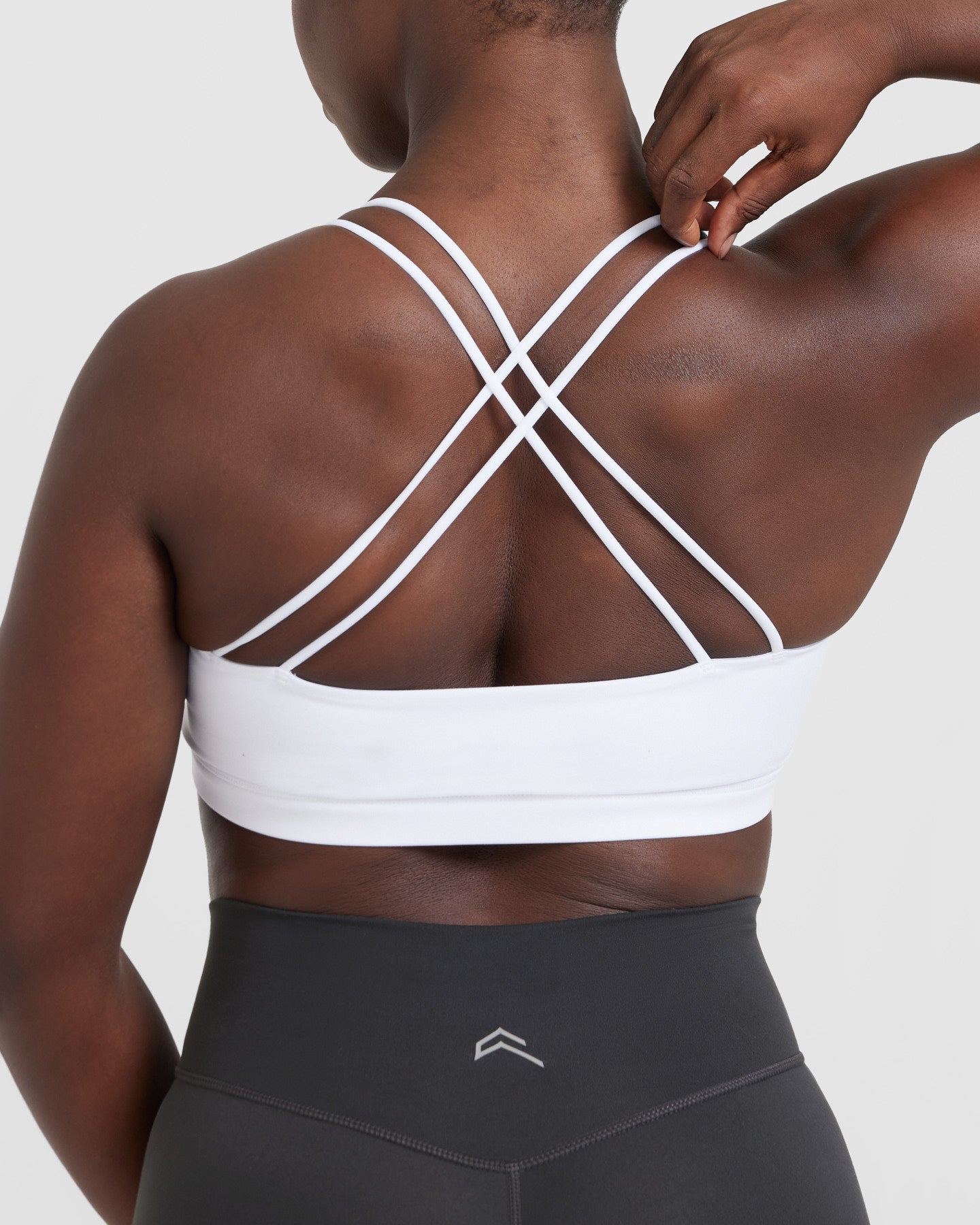 Everyday Comfort Cross Over Bralette - Wireless Soft Support Bra for Women in White | Perfect for Yoga, Lounge & Light Activities