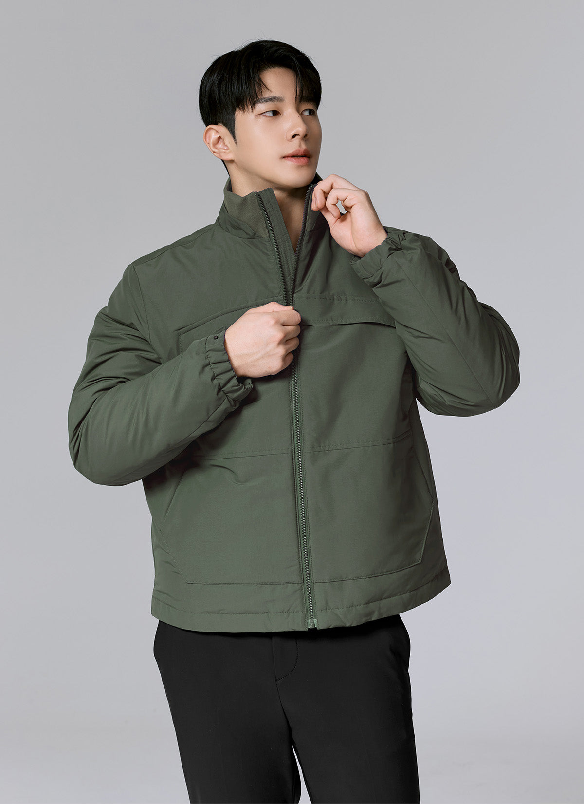 Premium High Neck Goose Down Blouson Jacket - Warm Winter Coat for Women & Men - Perfect for Skiing, Hiking & Cold Weather Outdoors