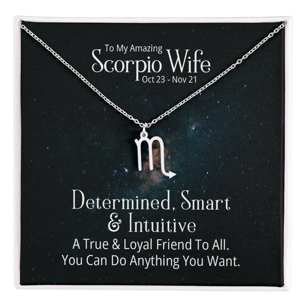 Scorpio Wife Gift from Husband - Unique Zodiac Sign Present for Scorpio Women - Perfect for Birthday, Anniversary & Special Occasions