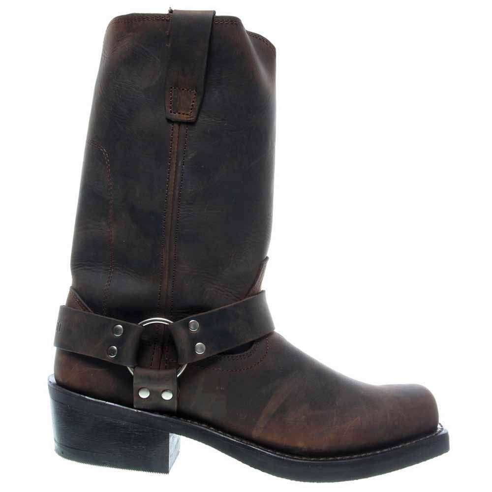 Durango Men's Harness Western Boots - Genuine Leather Cowboy Boots for Riding & Country Style | Perfect for Rodeo, Line Dancing & Outdoor Adventures