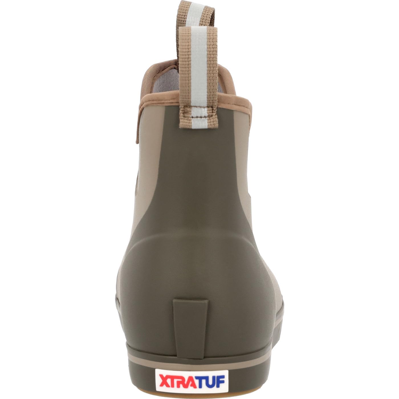 Xtratuf Men's 6-Inch Ankle Deck Boots - Waterproof Fishing & Work Boots for Men - Non-Slip Rubber Sole - Ideal for Boating, Hiking, and Outdoor Activities