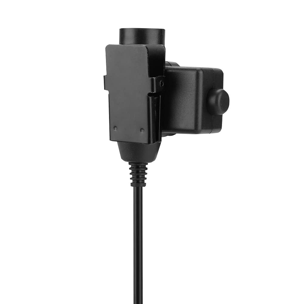 MUNEFE 5R Interface Adapter Cable for U94 P Noise Cancelling Tactical Headsets - Compatible with Military, Aviation, and Communication Headsets - Durable and Reliable for Outdoor, Field, and Professional Use