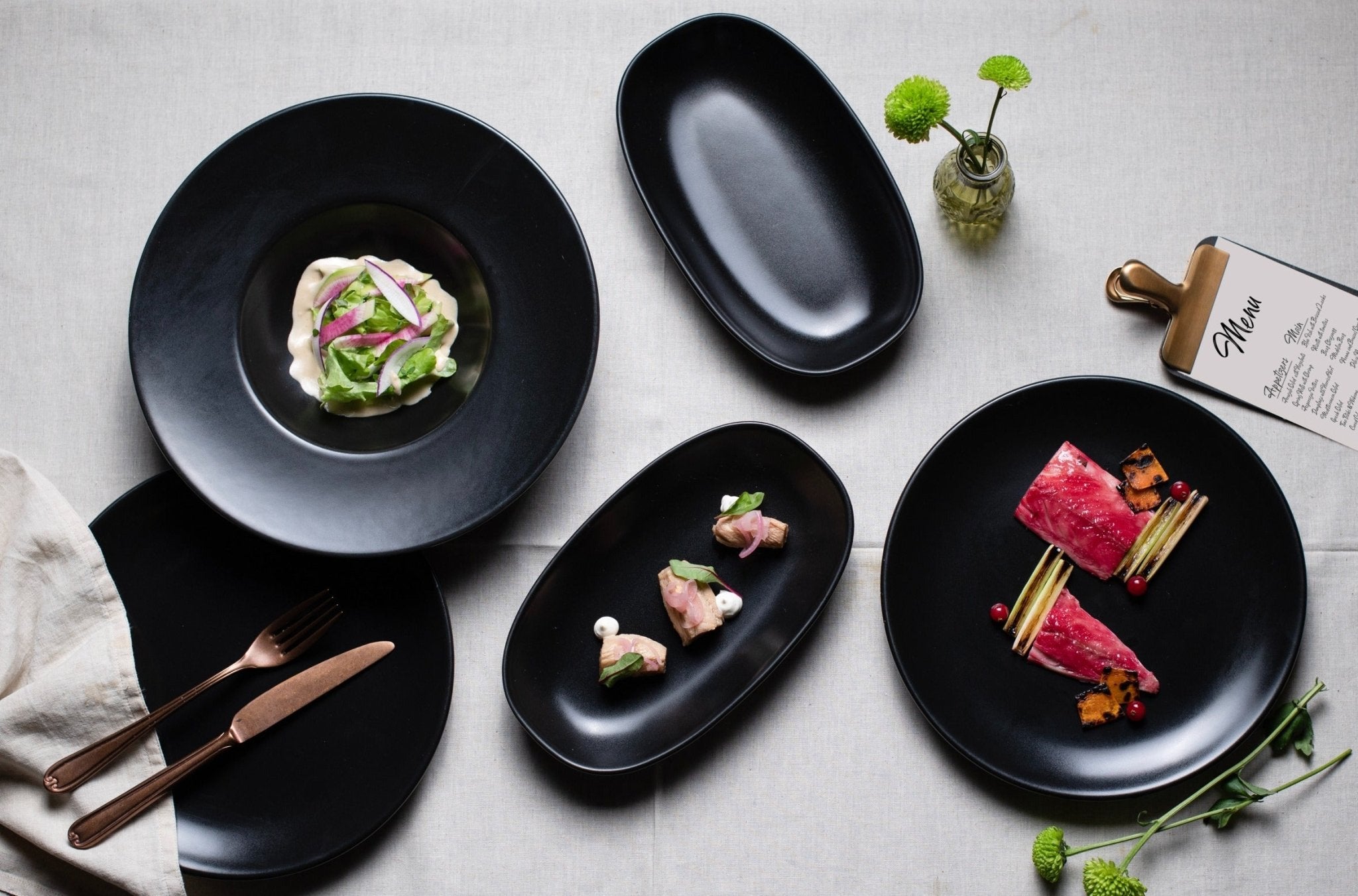 Notte Deep Plate 25cm (1300cc) - Premium Porcelain Dinner Plate for Restaurants, Catering & Home Use - Elegant Serving Dish for Pasta, Salads & Main Courses