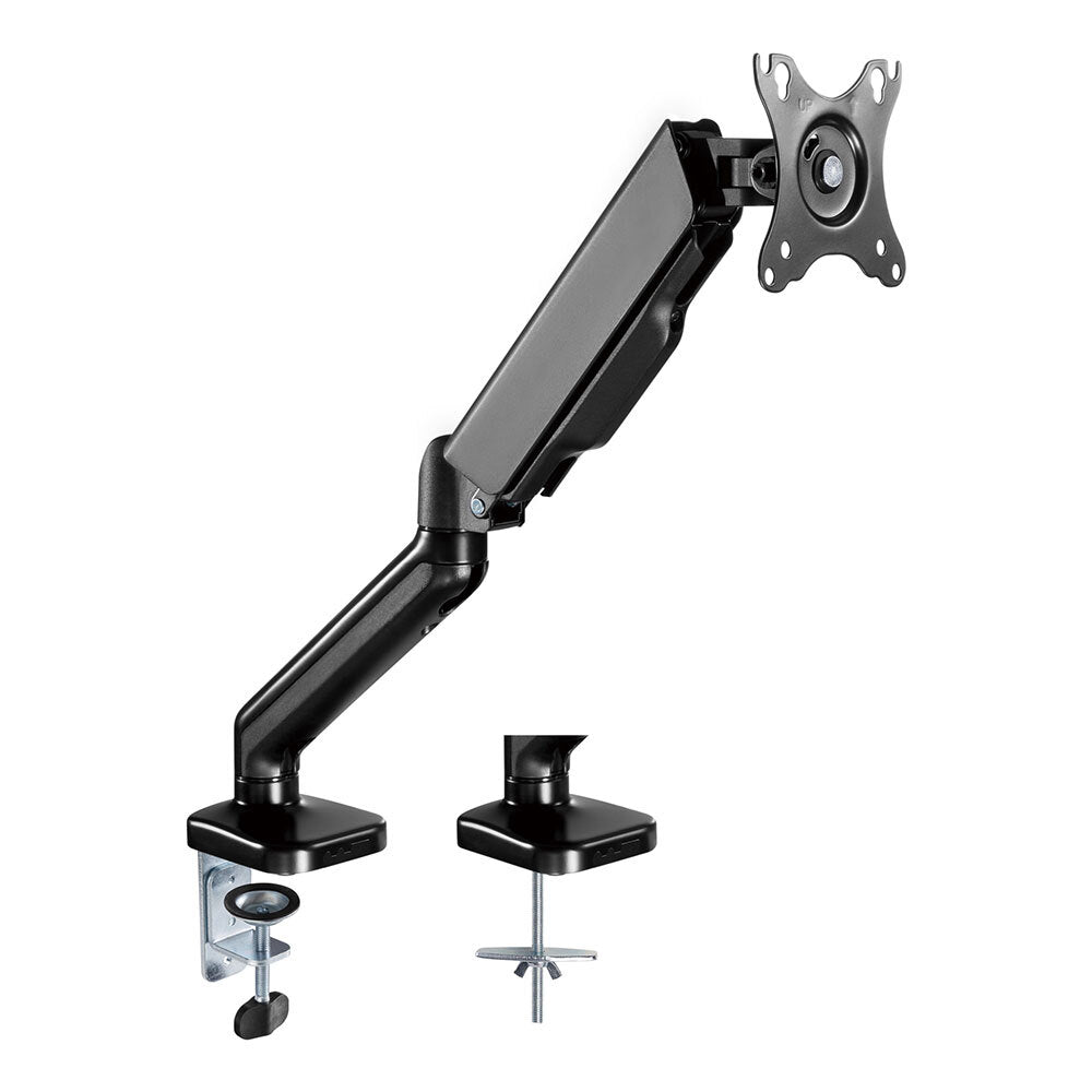 Activiva 17-32 Inch Single Monitor Gas Spring Arm - Heavy Duty Steel Desk Mount for Computer Screens - Perfect for Home Office, Gaming Setup & Workspace Ergonomics