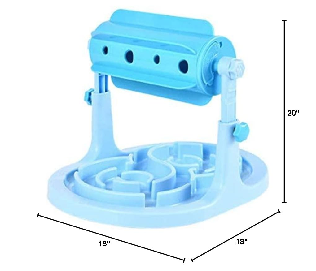 Interactive Slow Feeder Game Box for Dogs, Cats, Rabbits & Small Pets - Fun Puzzle Toys & Grooming Essentials (Shampoo Included) - Perfect for Mealtime Enrichment & Stress Relief
