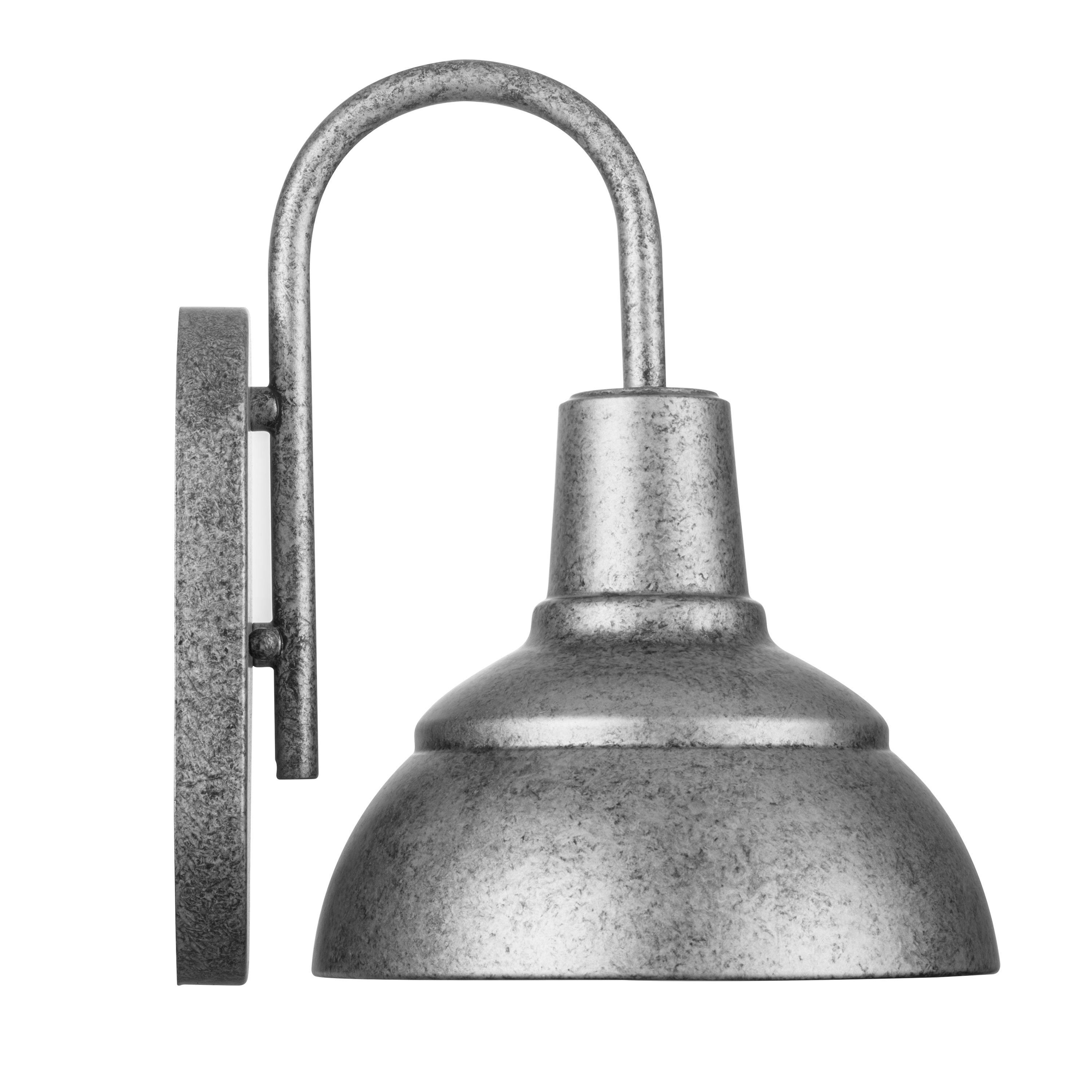 Brightondale Galvanized Wet Rated Outdoor Coach Light - Weatherproof Exterior Wall Sconce for Porch, Patio & Garage Lighting