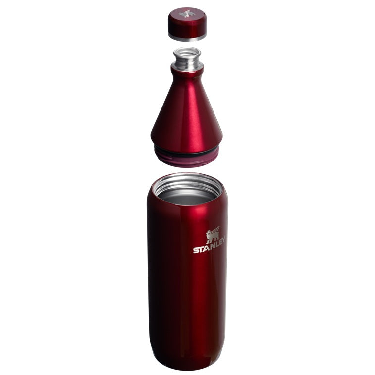 All Day Slim Water Bottle 34oz - Leak Proof, BPA Free, Insulated Stainless Steel for Gym, Hiking & Office Hydration