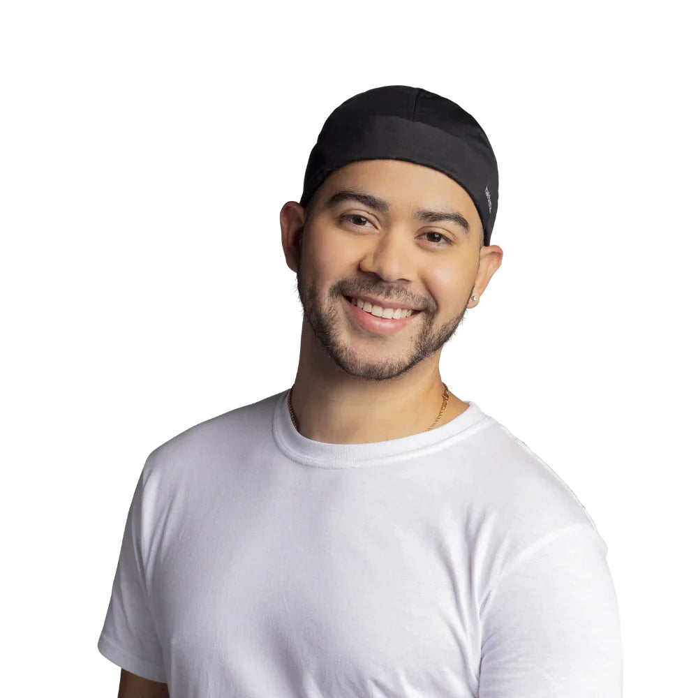 Hairbrella Unisex Satin Lined Sleep Cap Bundle (2 Pack) - Soft Protective Bonnet for Curly, Natural & Afro Hair - Perfect for Nighttime & Travel
