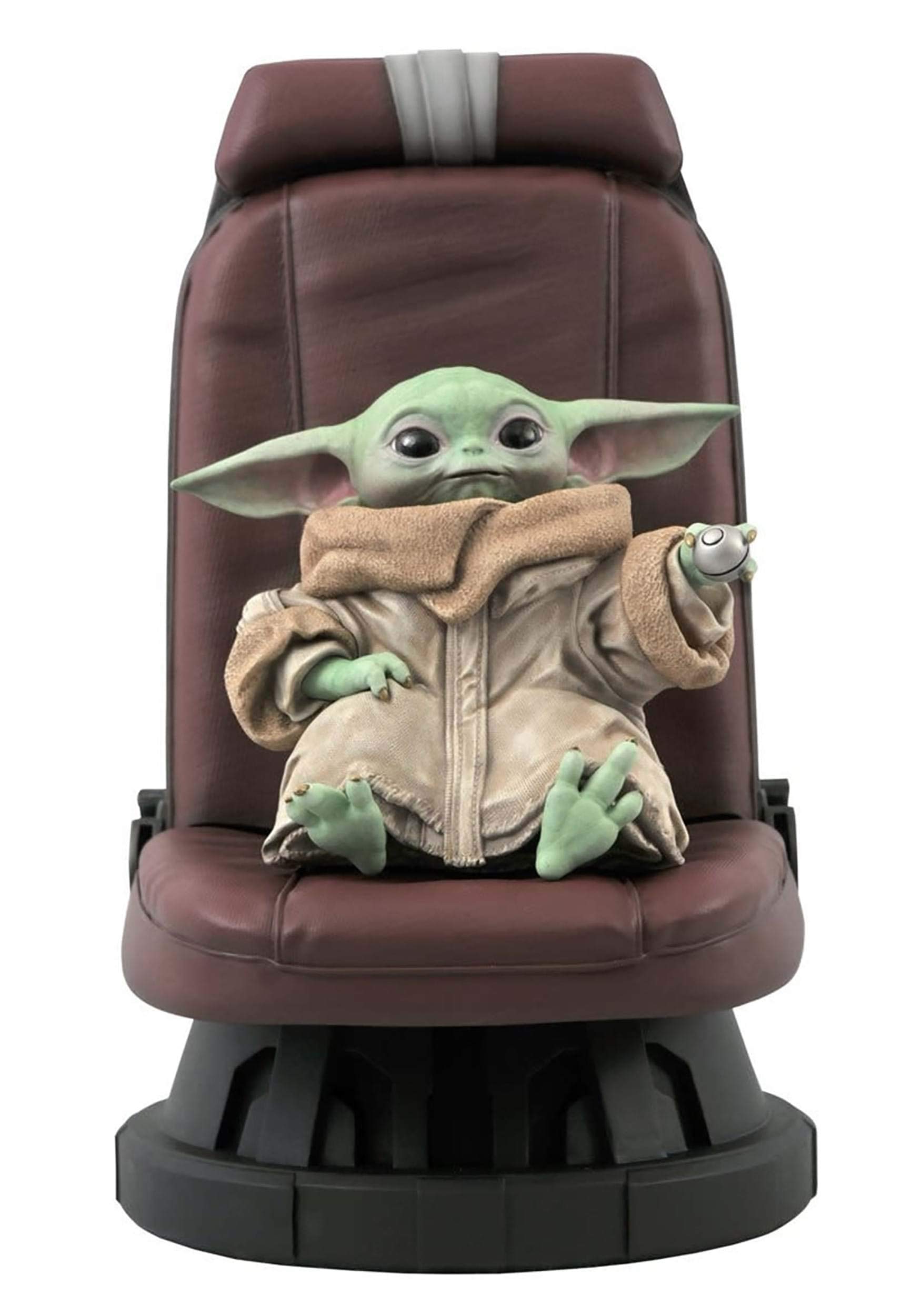 Star Wars The Mandalorian The Child in Chair 1:2 Scale Statue - 12-inch Multicolor Collectible Figure for Home Display & Movie Fan Decor