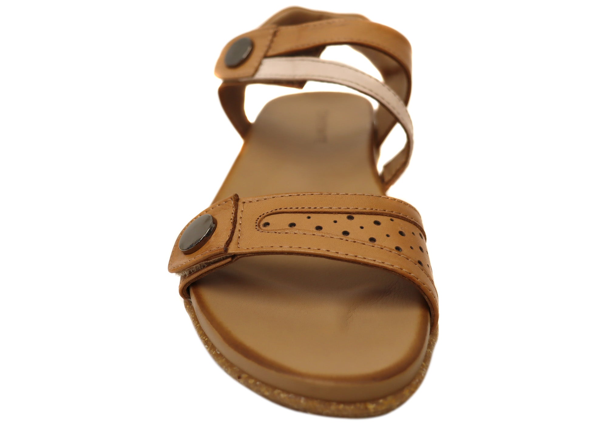 Orizonte Sorrento Women's Comfortable Leather Sandals - European Style Summer Casual Shoes for Beach, Vacation & Daily Wear