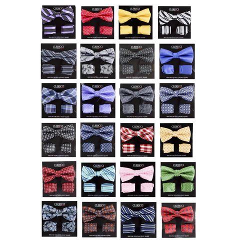 Stylish Boys' Bow Tie and Pocket Square Set - Perfect for Weddings, Parties & Formal Events - Elegant Kids' Accessories for Special Occasions