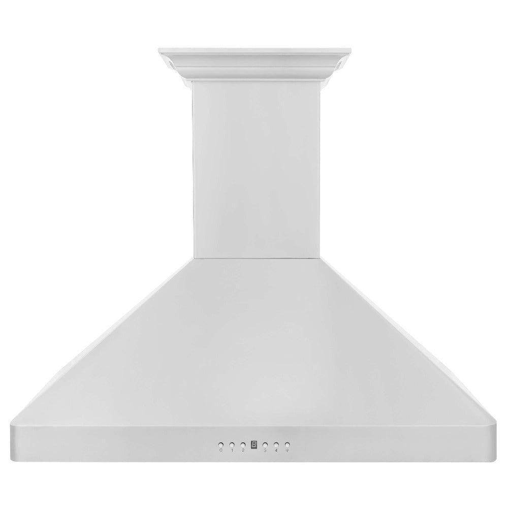 ZLINE Stainless Steel Wall Mount Range Hood with Built-in CrownSound Bluetooth Speakers (KF2CRN BT) - Perfect for Modern Kitchens & Open-Concept Living Spaces