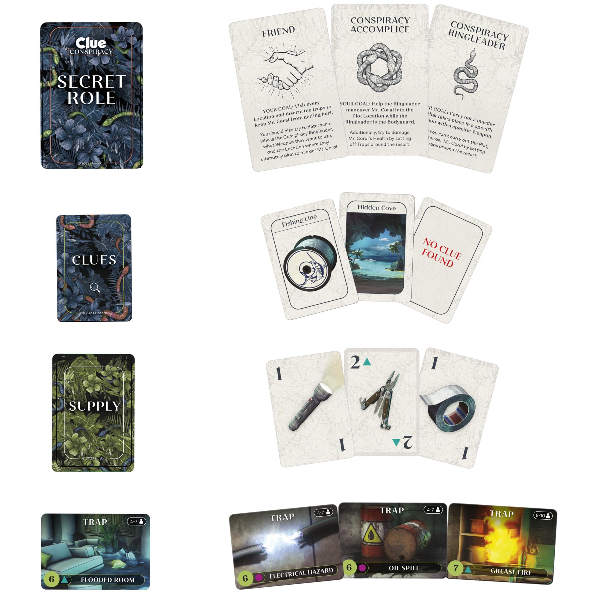 Clue Conspiracy Board Game for Adults & Teens - Mystery Strategy Game with Secret Roles, Ages 14+, 4-10 Players, 45 Min Playtime - Perfect for Game Nights & Family Gatherings