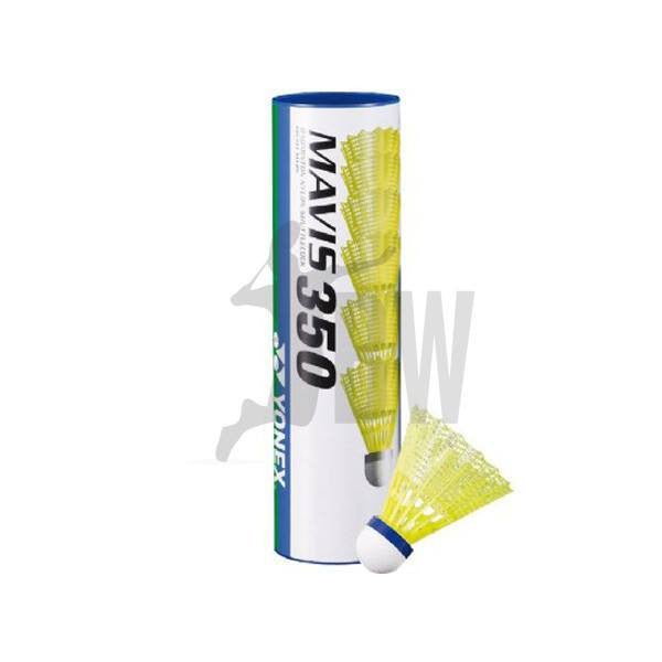 Yonex Mavis 350 Nylon Badminton Shuttlecocks - Medium Speed, Yellow - Durable Training Shuttlecocks for Indoor & Outdoor Badminton Games, Practice & Tournaments